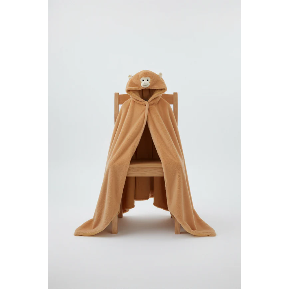 Monkey Weighted Hoodie Blanket