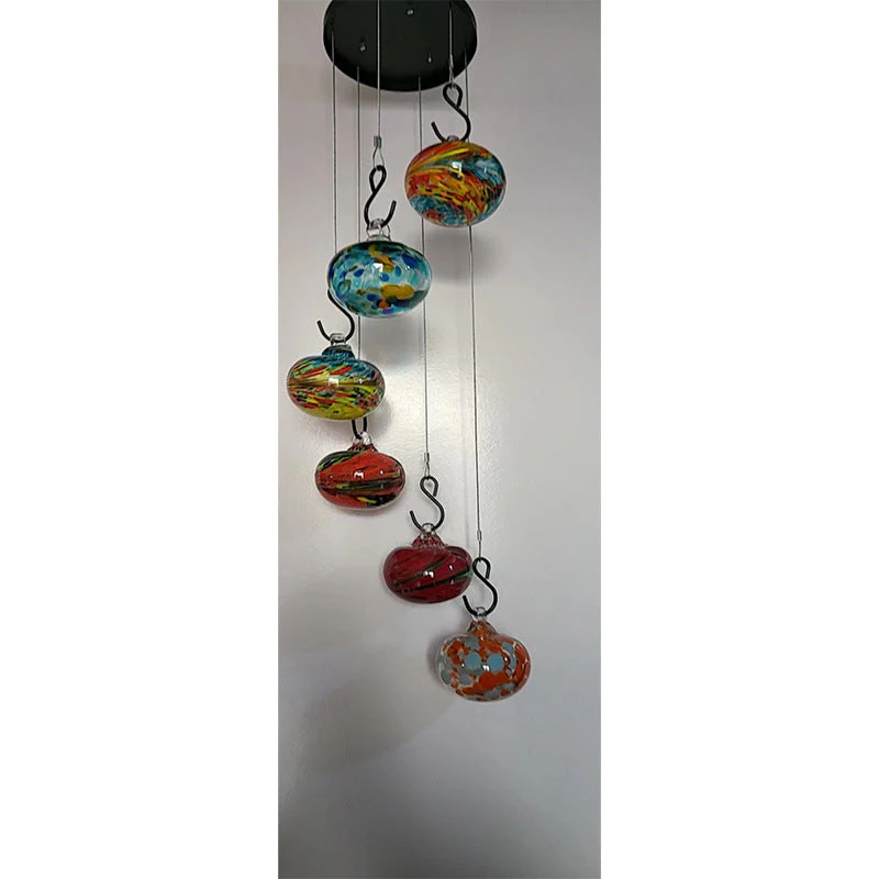 Glasses Wind Chime Hummingbird Feeder