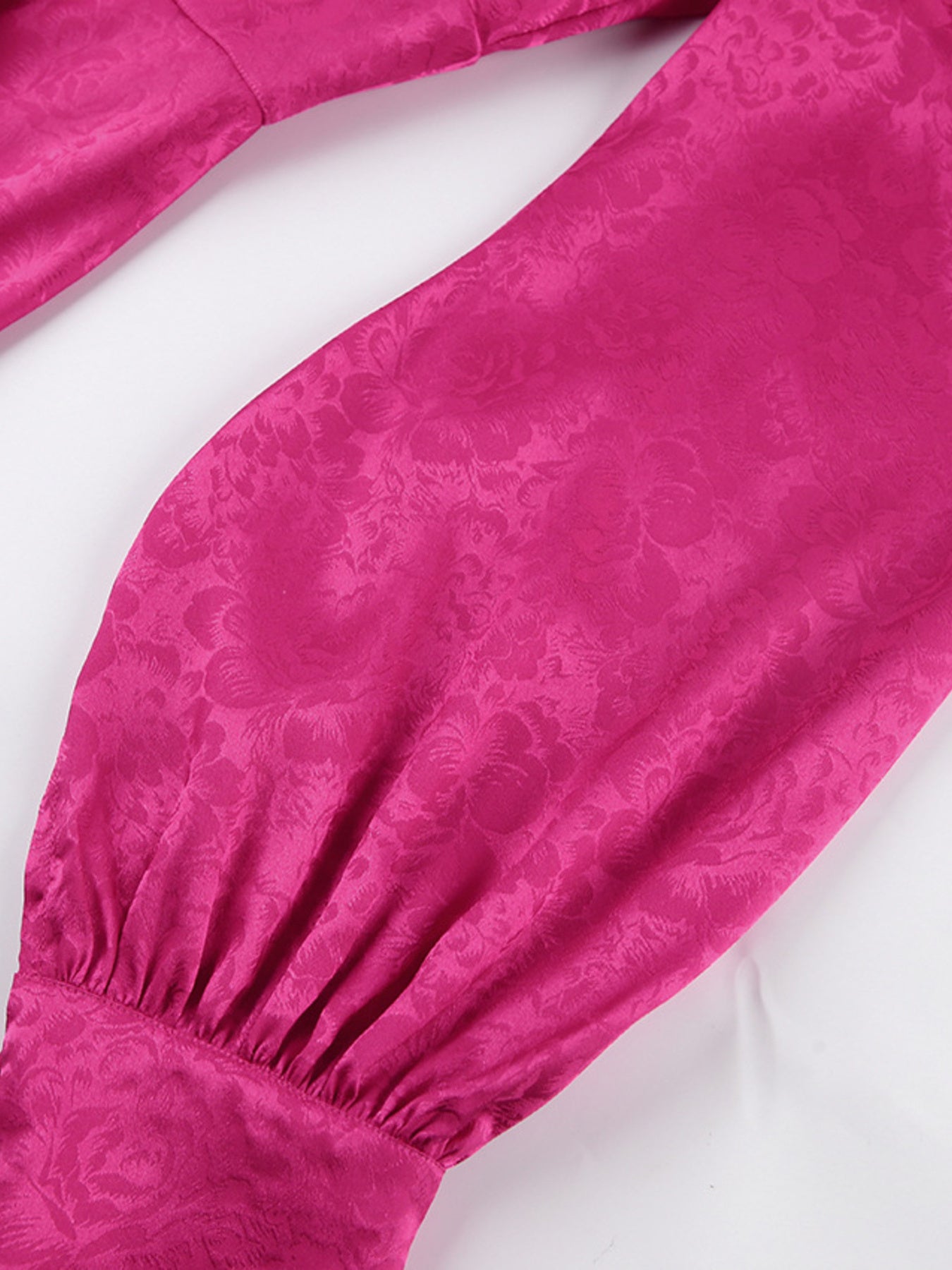 Cutout Lantern Sleeve Mini Dress