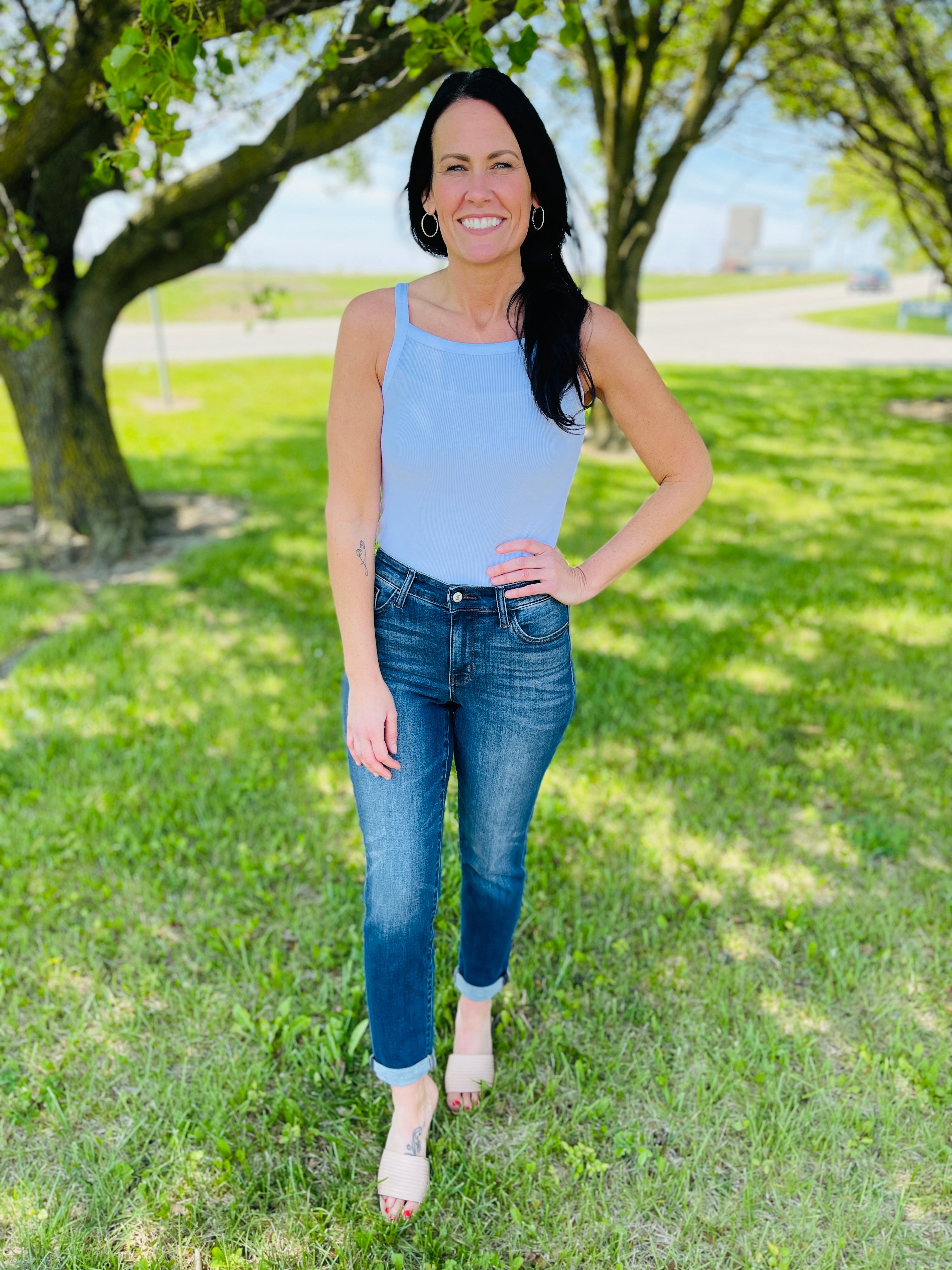 Judy Blue Plus/Reg Simply Perfect Non Distressed Slim Fit Jeans