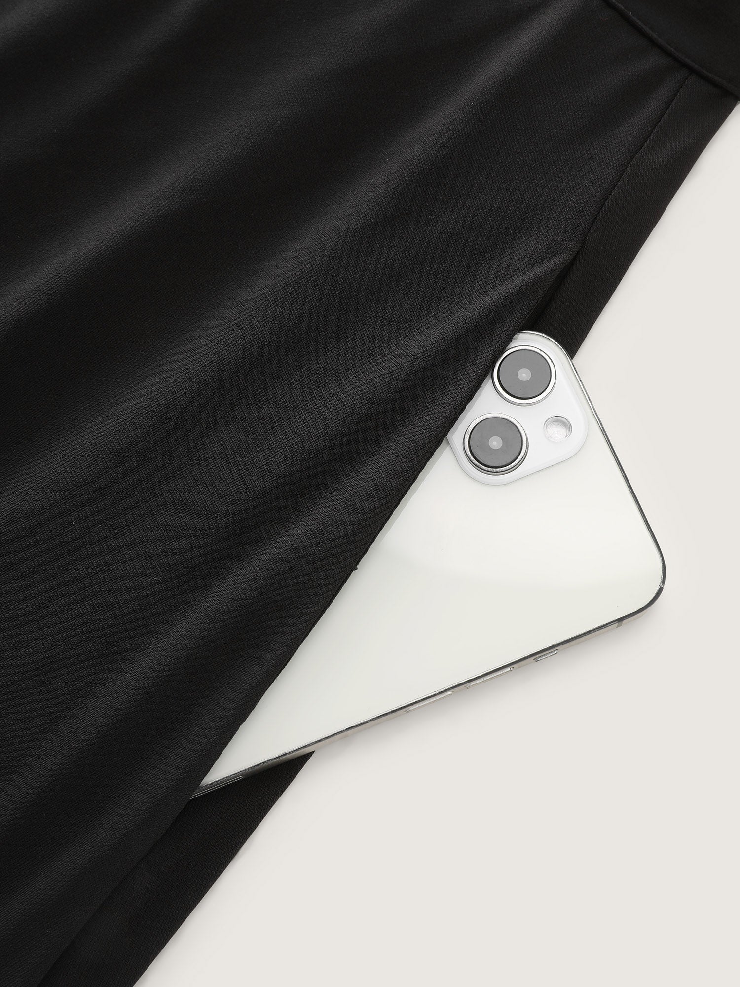 Ruched Overlap Bodice Fit And Flare Midi Dress