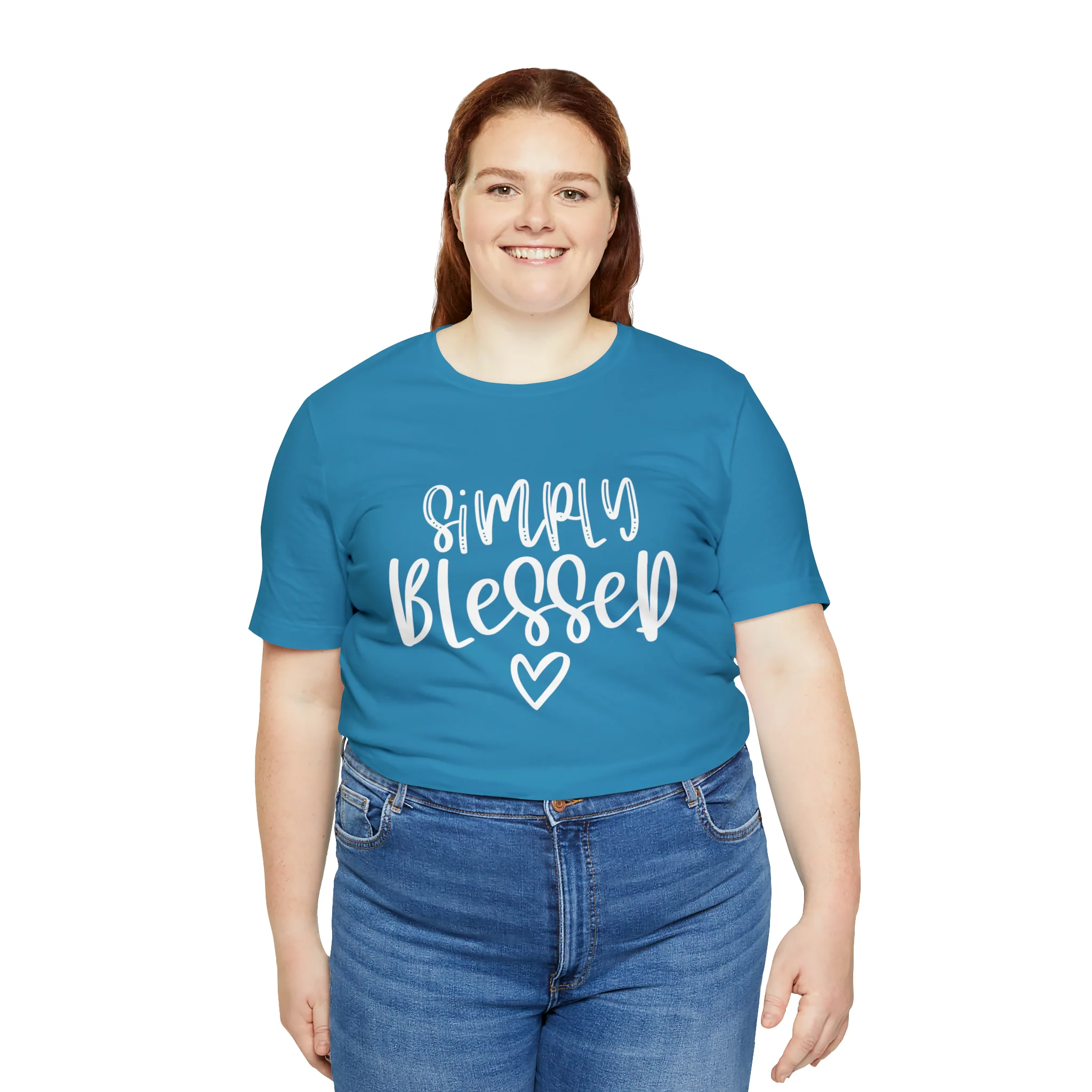 Simply Blessed Unisex Jersey Short Sleeve Tee