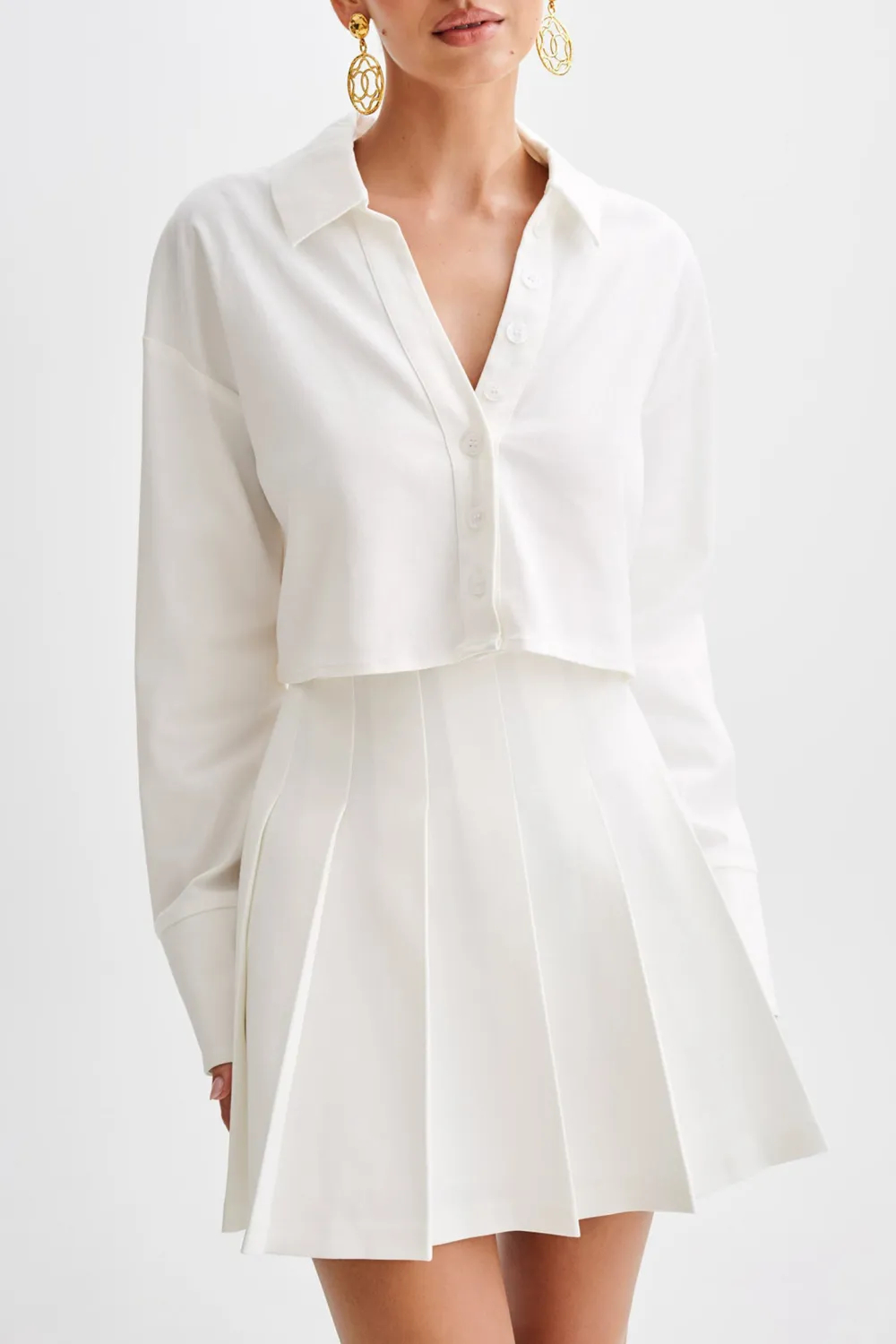 Cotton Button Up Shirt