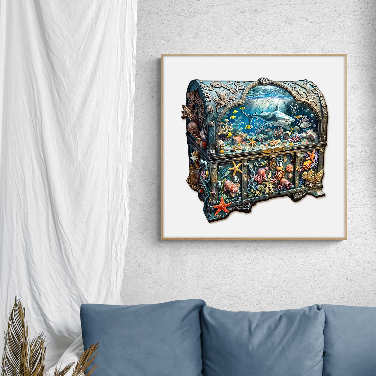 Treasure Chest Ocean-2 Wooden Jigsaw Puzzle