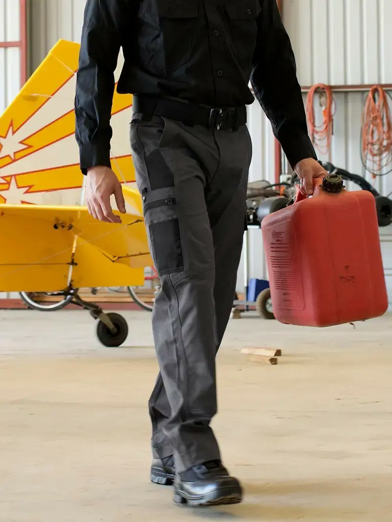 Men's Tactical Work Pants with Multi-Pocket Zipper Design – Durable Outdoor Utility Trousers