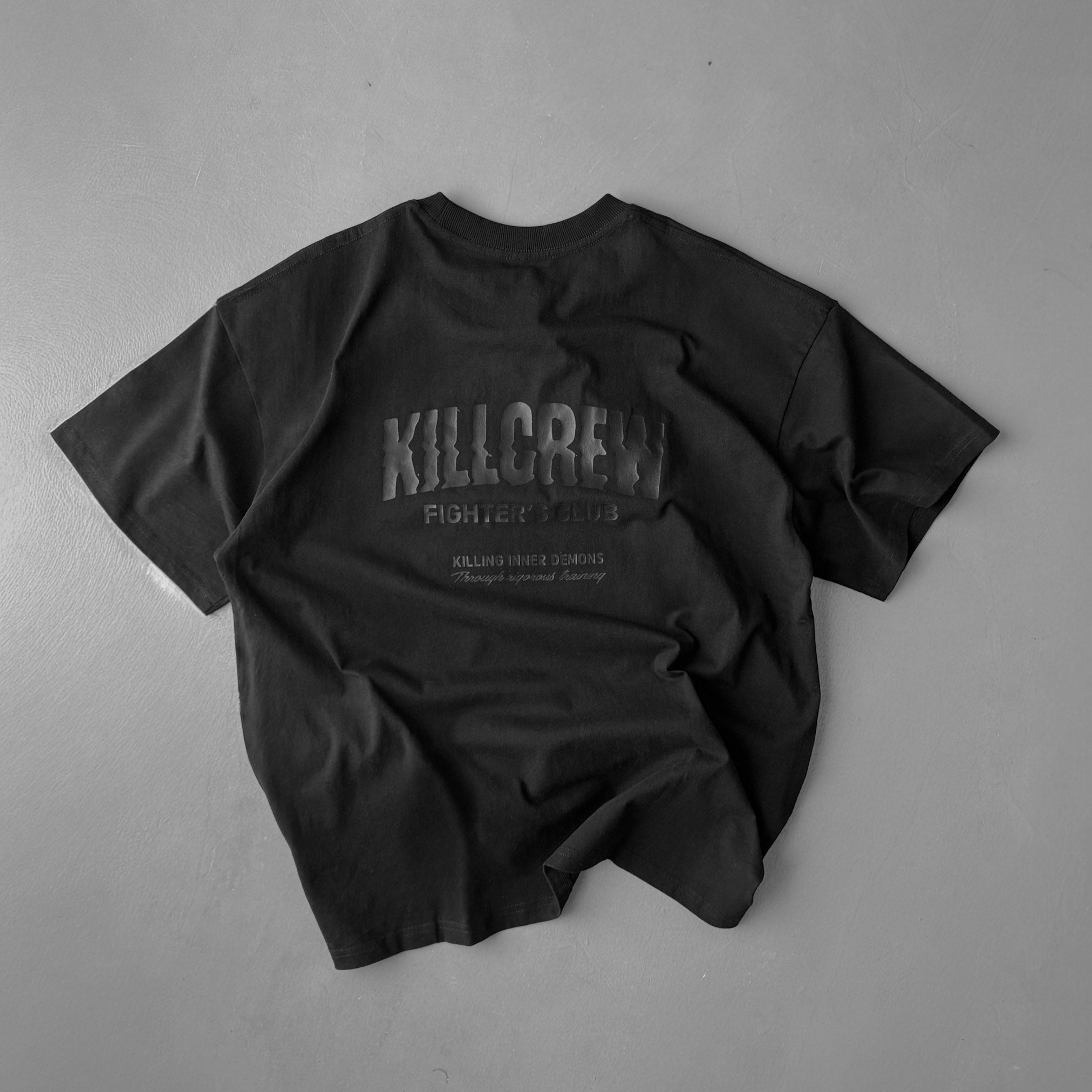 RELAXED FIT RIGOROUS TRAINING T-SHIRT - BLACKOUT