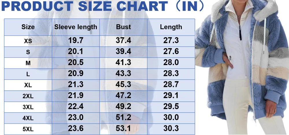 Women's Colorblock Drop Shoulder Hooded Polar Fleece Coat