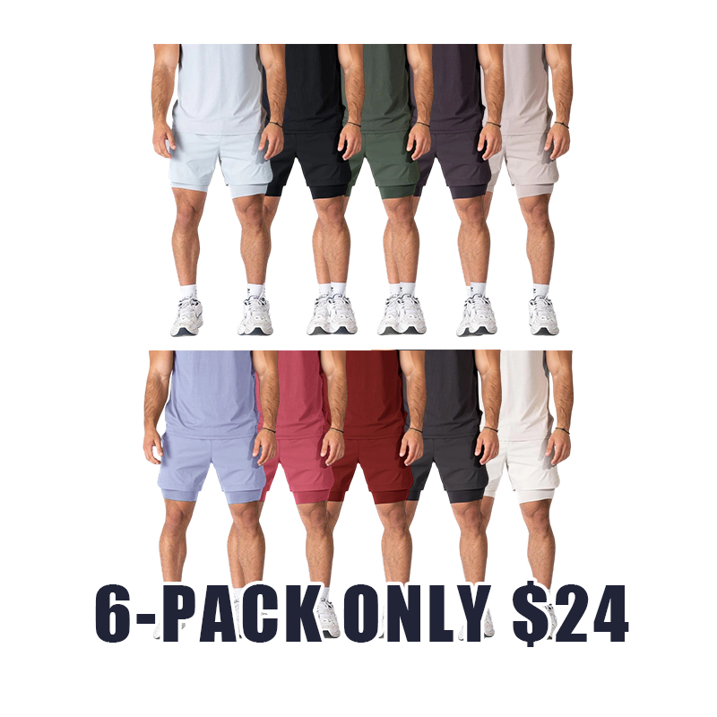 Men’s Performance Liner Shorts — 5″ Inseam Active Wear