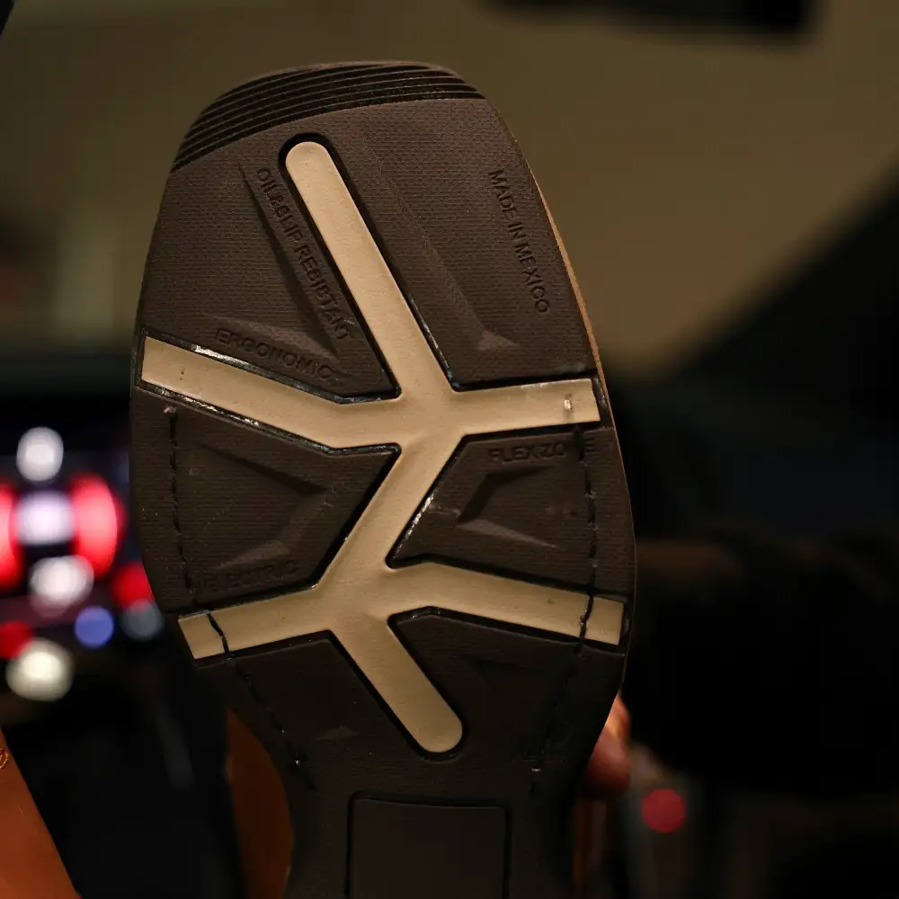 Honey USA Flag Leather Work Boots - Composite Toe