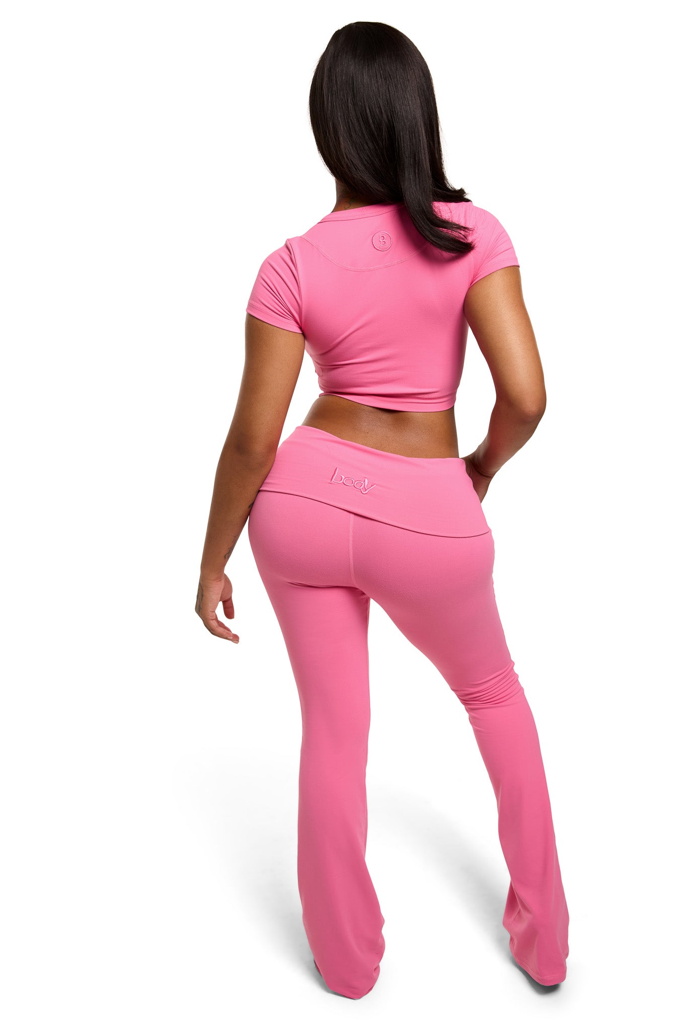 YOGA CROP TOP (BUBBLEGUM PINK)