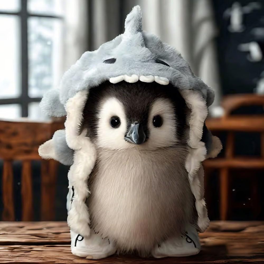 Realistic Plush Penguin