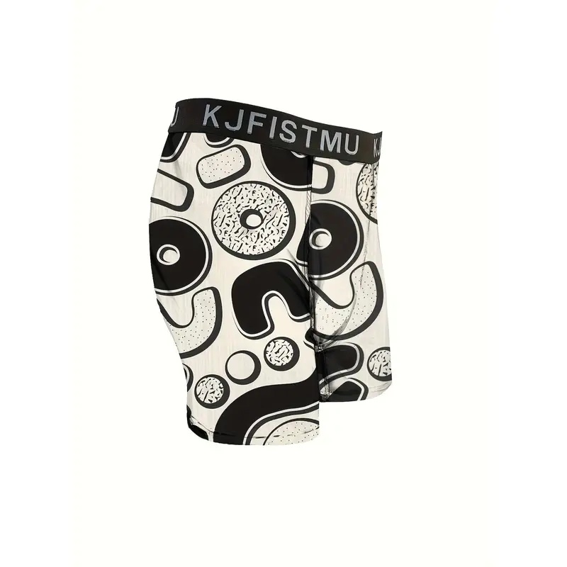 12/20/40pcs Men's Cartoon Tie-Dye Striped Boxer Briefs