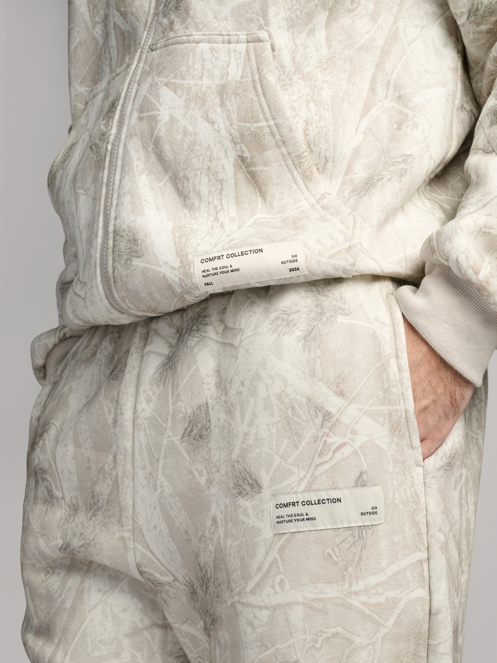 Camo Straight Leg Sweatpants