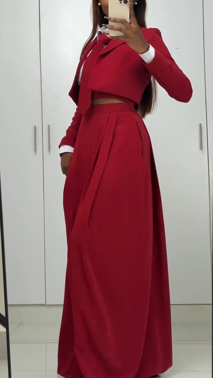 Women Temperament Commuting Three Piece Set