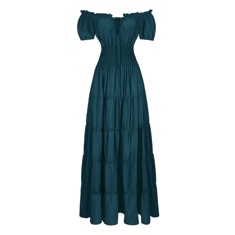 ✨Vintage Renaissance Lace-Up Maxi Dress