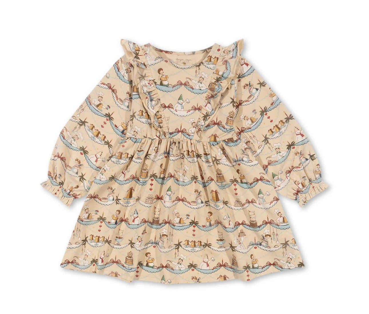 basic frill dress gots - sugar pie