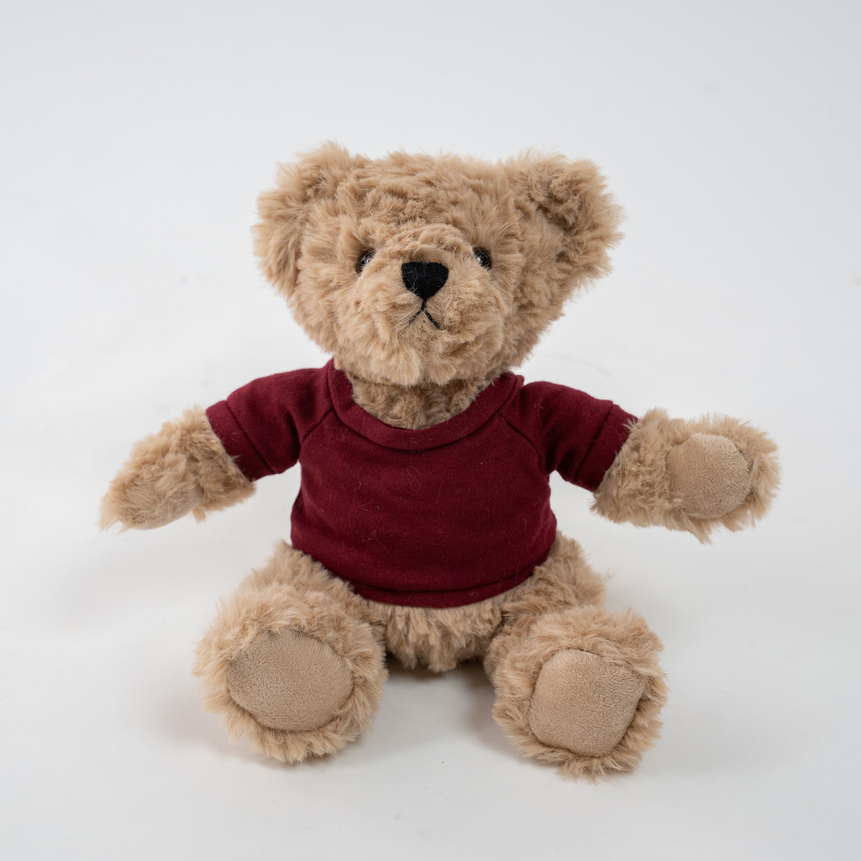 Coco the Curly 6inch Bear Plush Toy with Custom Tee