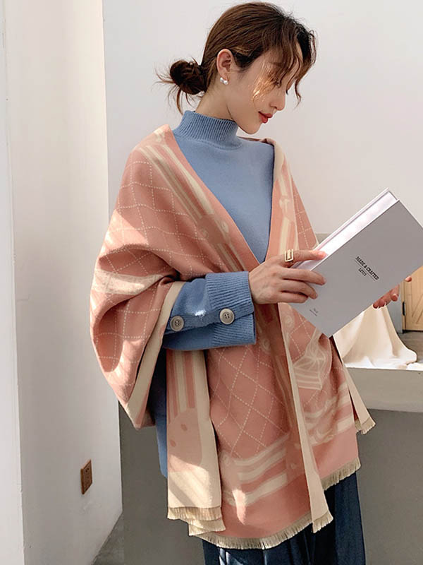 Original Warm Print Shawl&Scarf