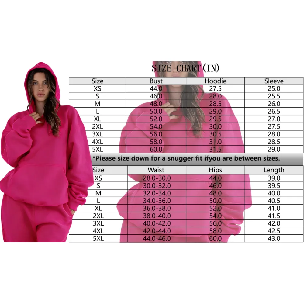 Women's Oversized Hoodie & Jogger Two-Piece Set