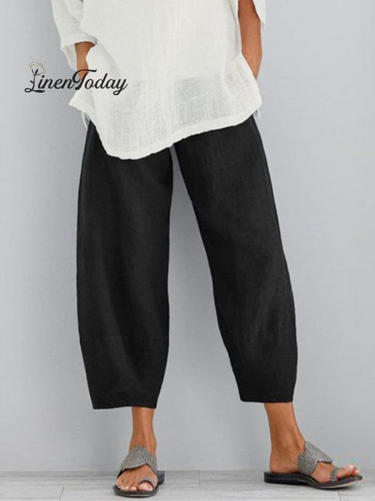 Women's Linen Casual Pants