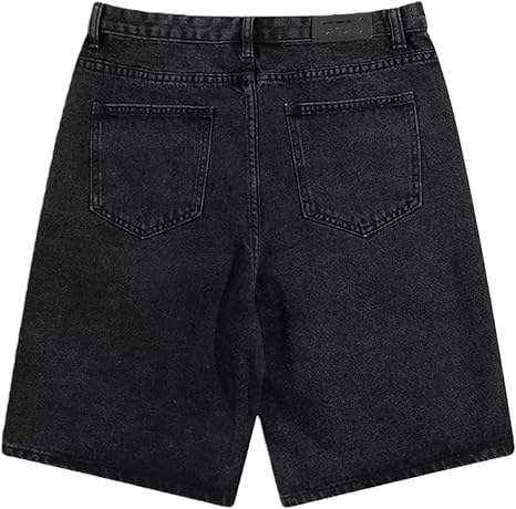 🧼🧼Men's Black Baggy Denim Shorts