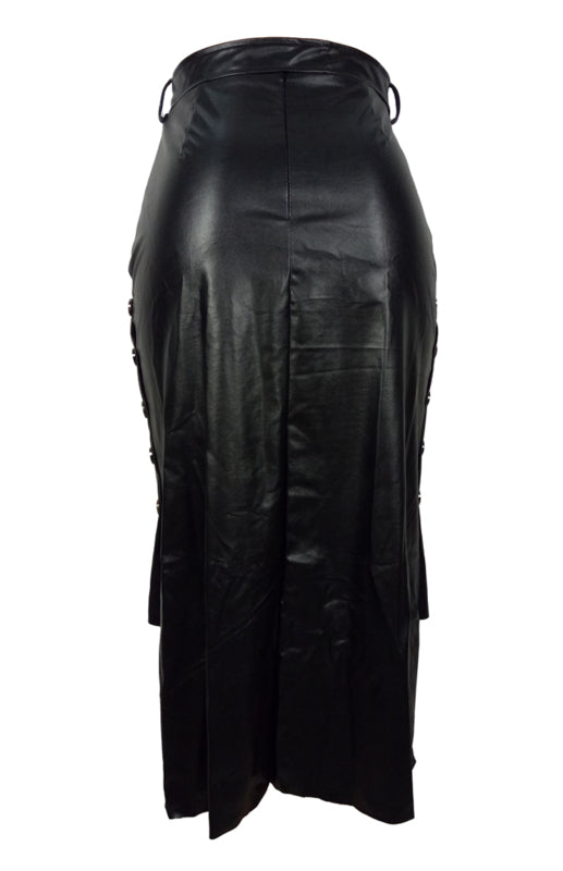 Ladies Slit Midi Slim Skirt