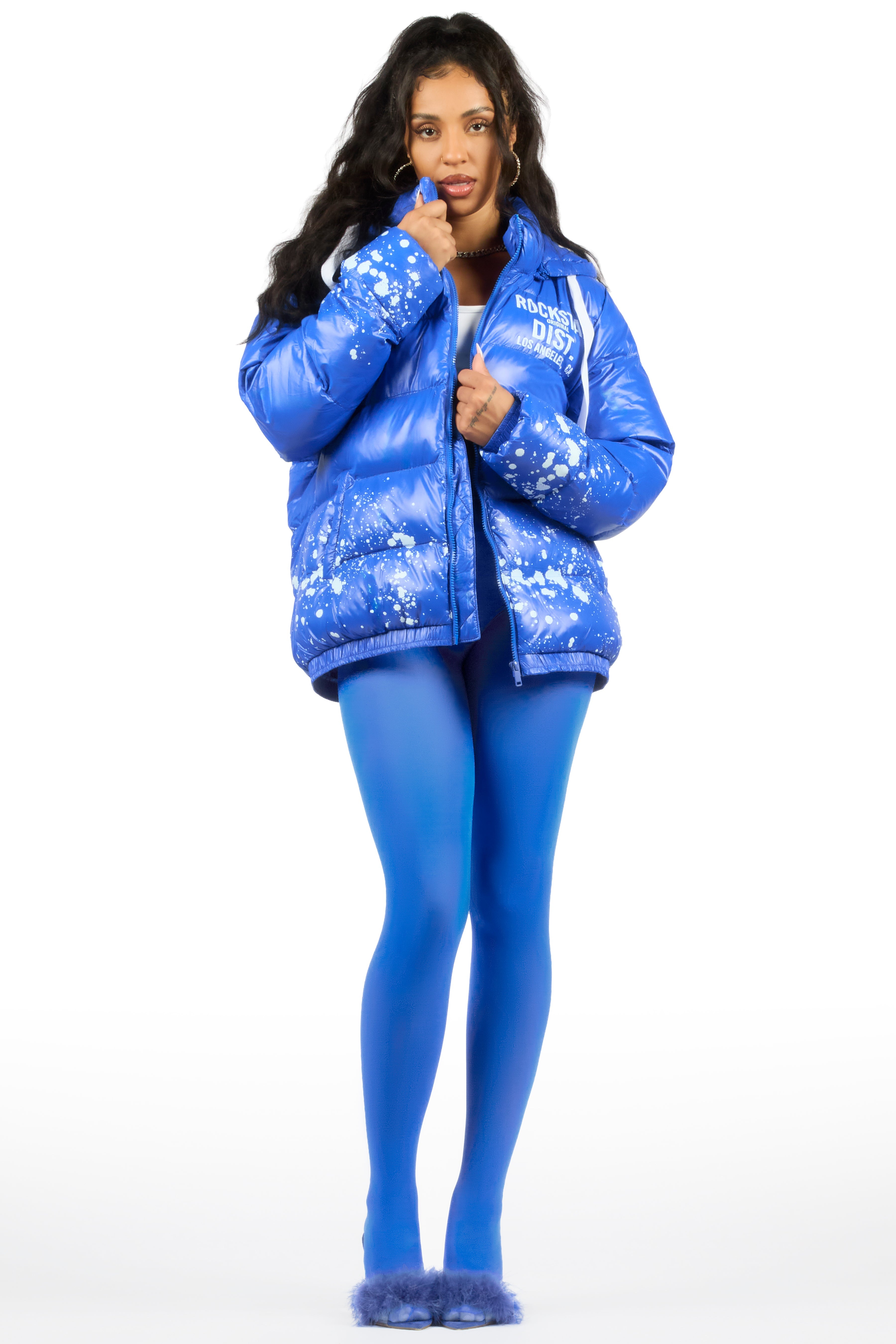 Art Dist. 2.0 Royal Blue Puffer Jacket