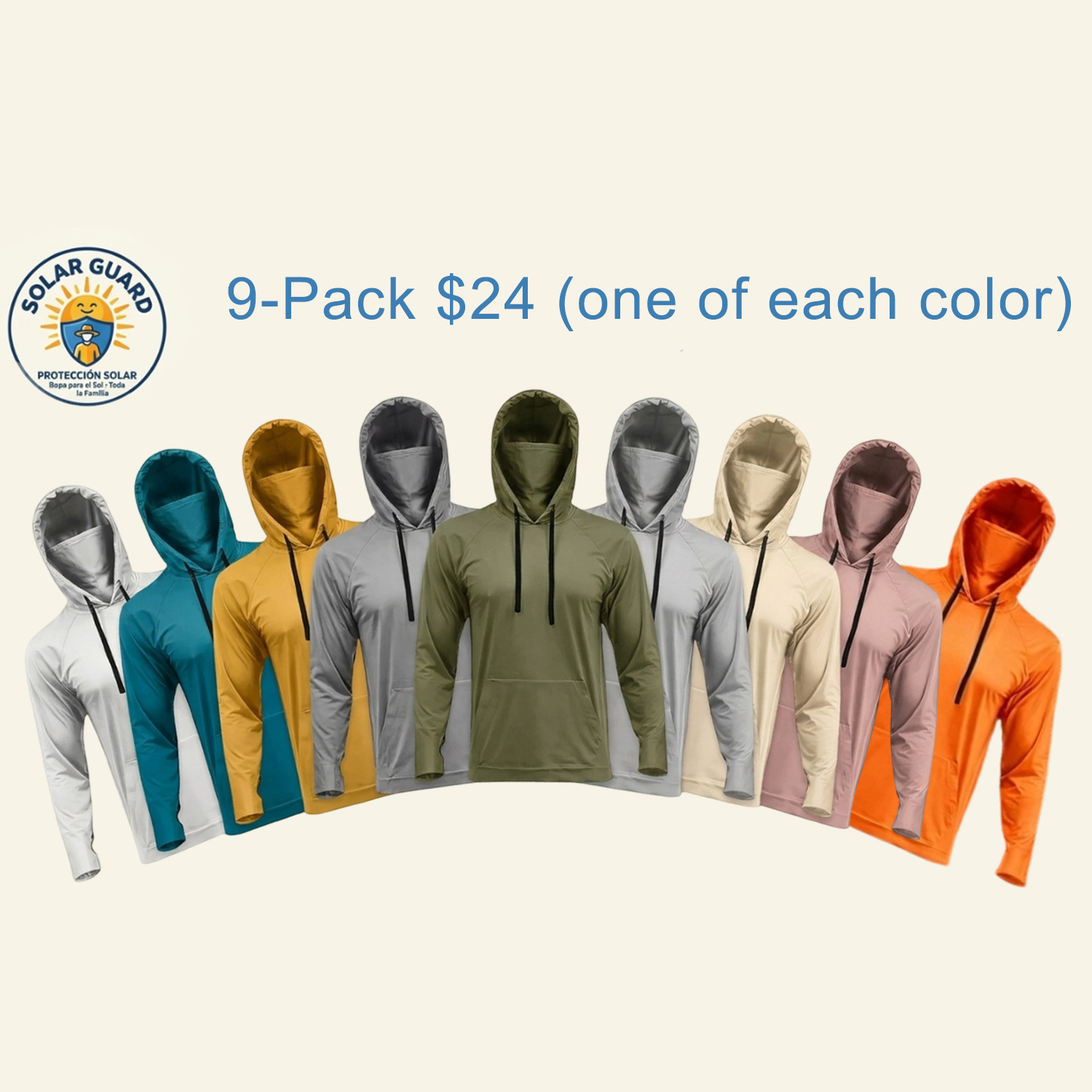 Men's UPF 50+ Hooded Sun Protection Fishing Shirt