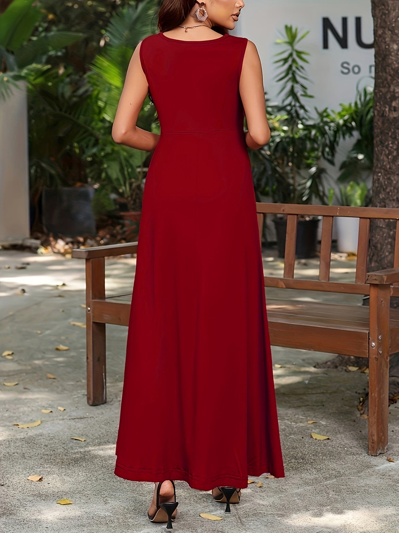 Sleeveless Flowy Maxi Dress