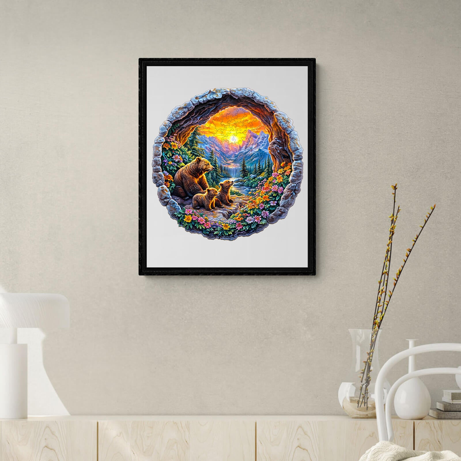 3D Bear's Journey Wooden Jigsaw Puzzle