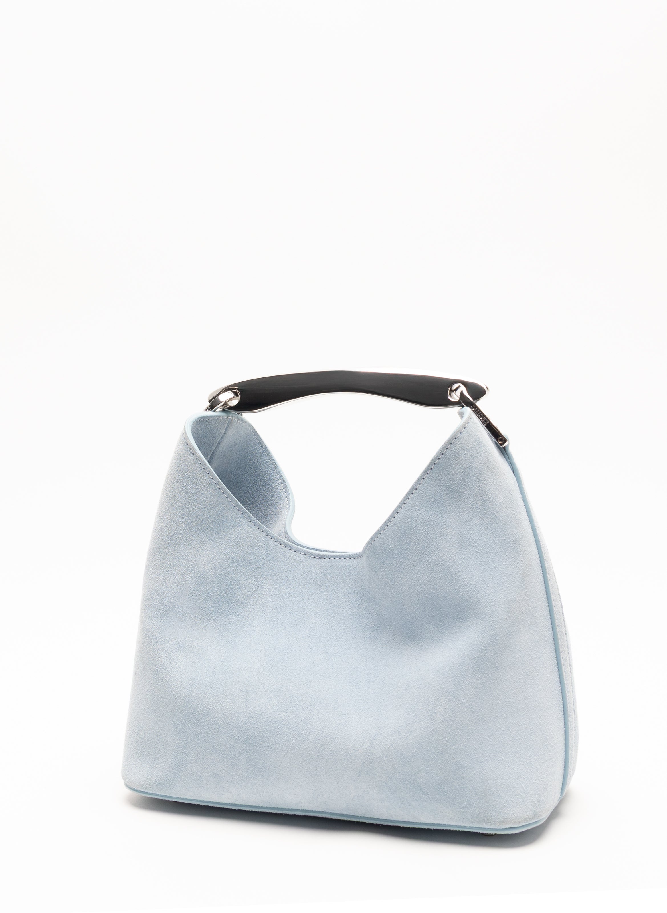Small Boomerang Suede Light Blue - Silver Clearance Sale 85%OFF