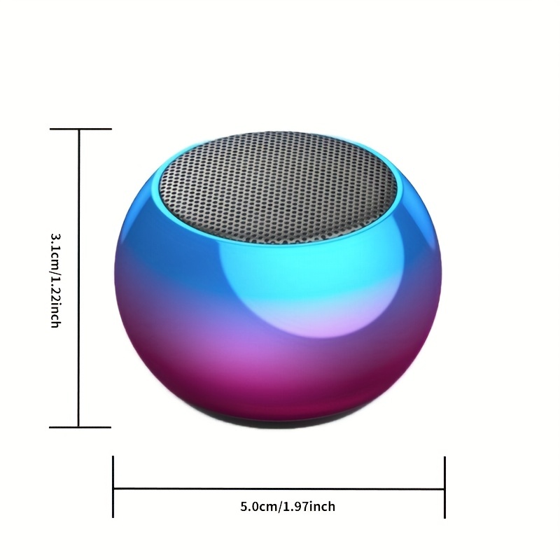 Portable Music Player Mini M3 Wireless Speaker With Subwoofer For HD Surround Sound