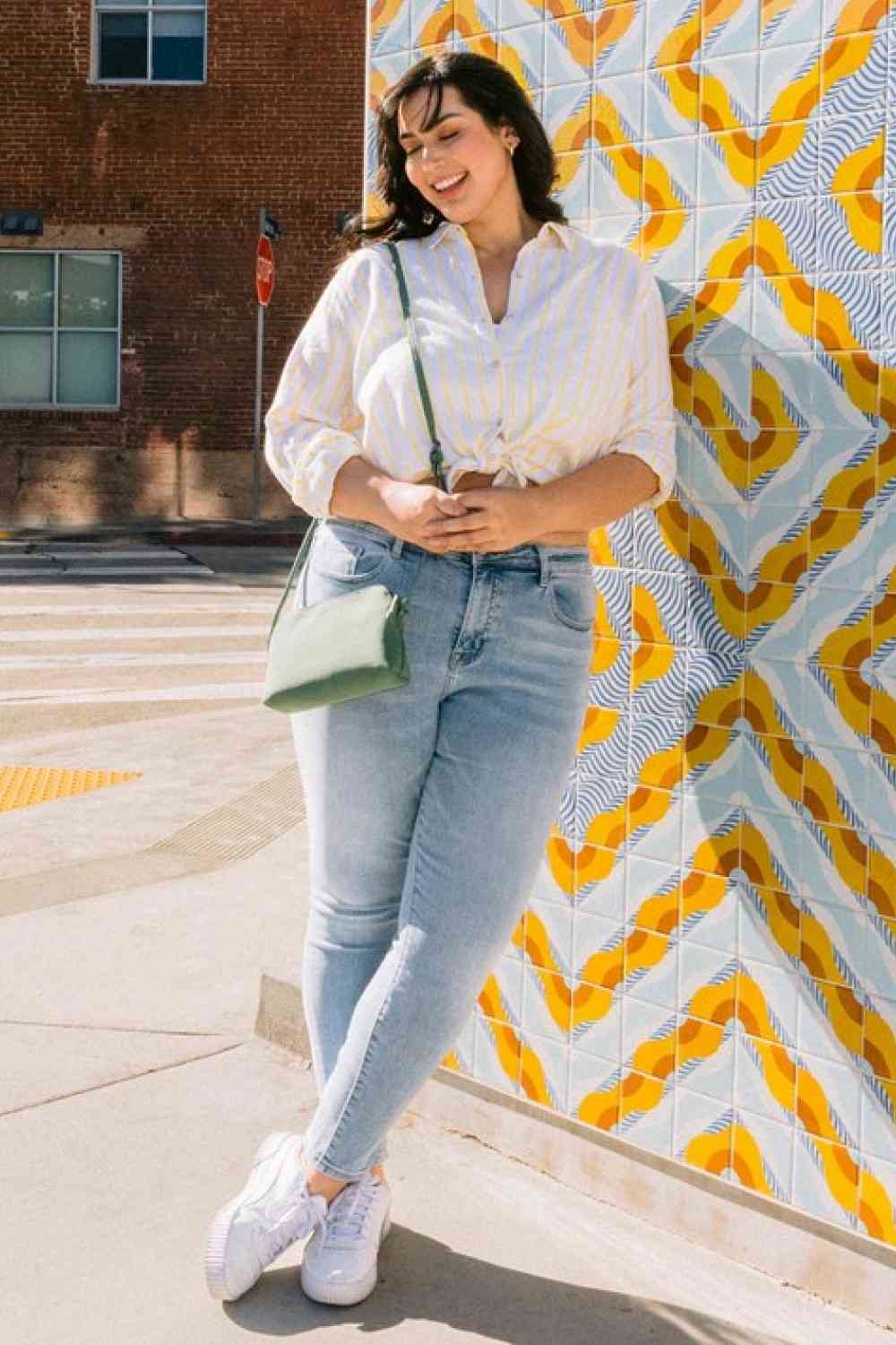 Full Size Talia High Rise Crop Skinny Jeans