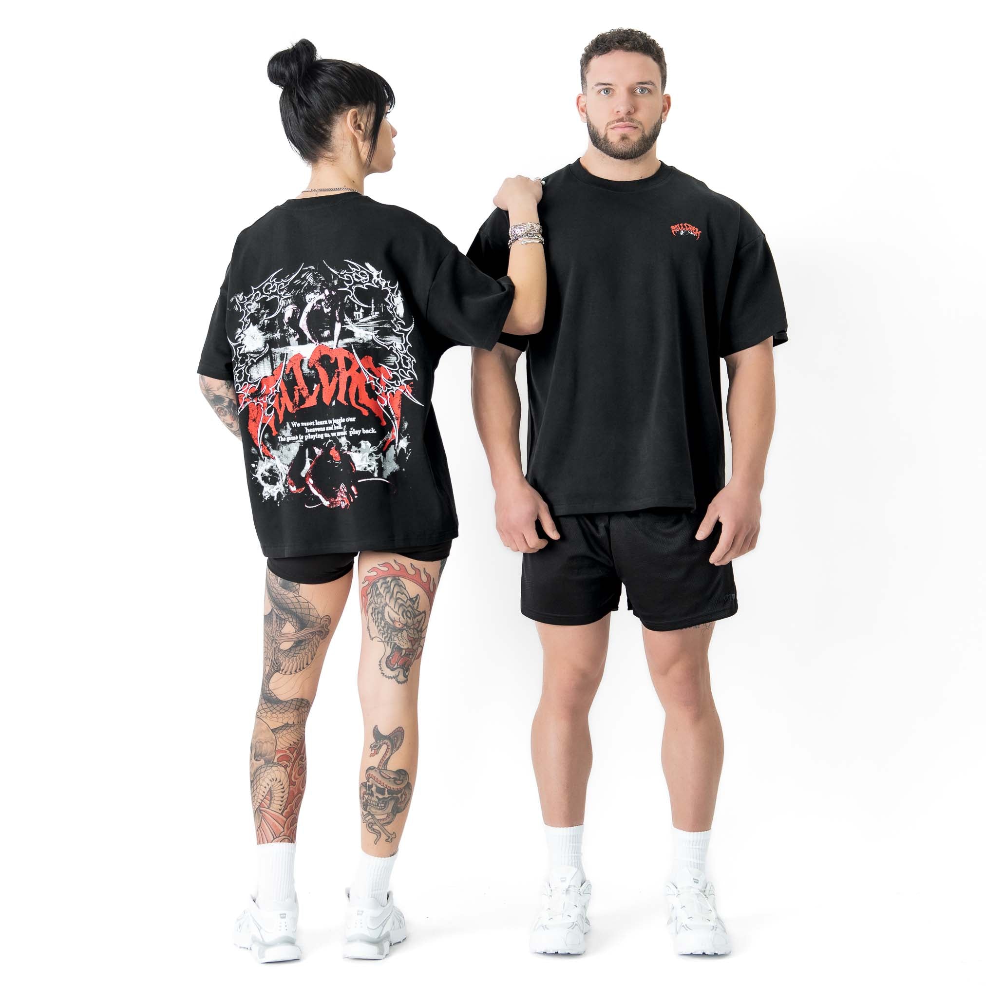 RELAXED FIT NATURAL COTTON DUALITY T-SHIRT