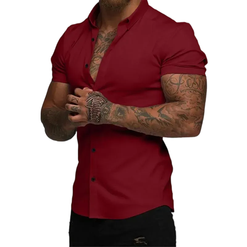 10PACK-Mens Casual Button Down Shirt