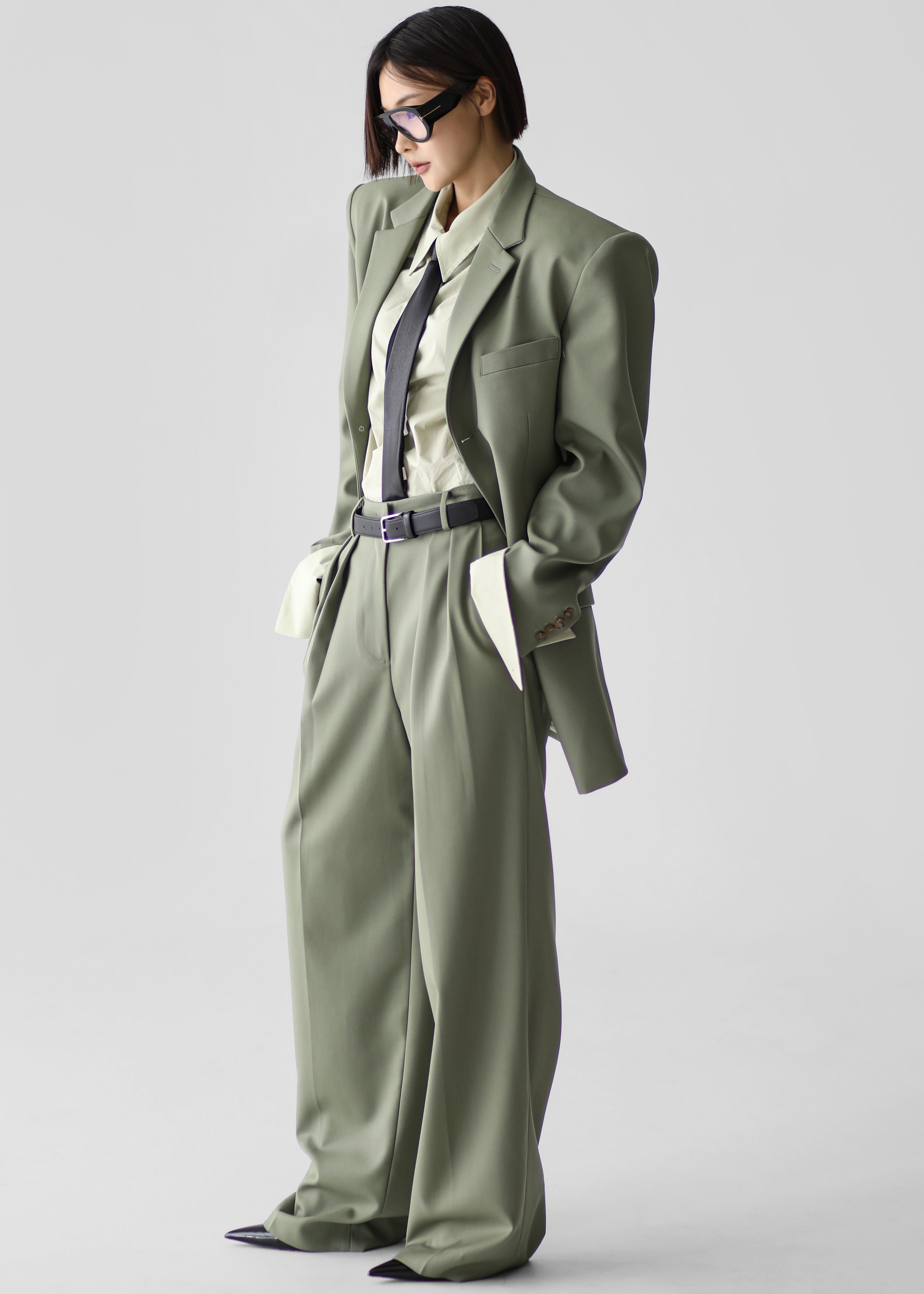 Trosa Blazer - Pale Olive