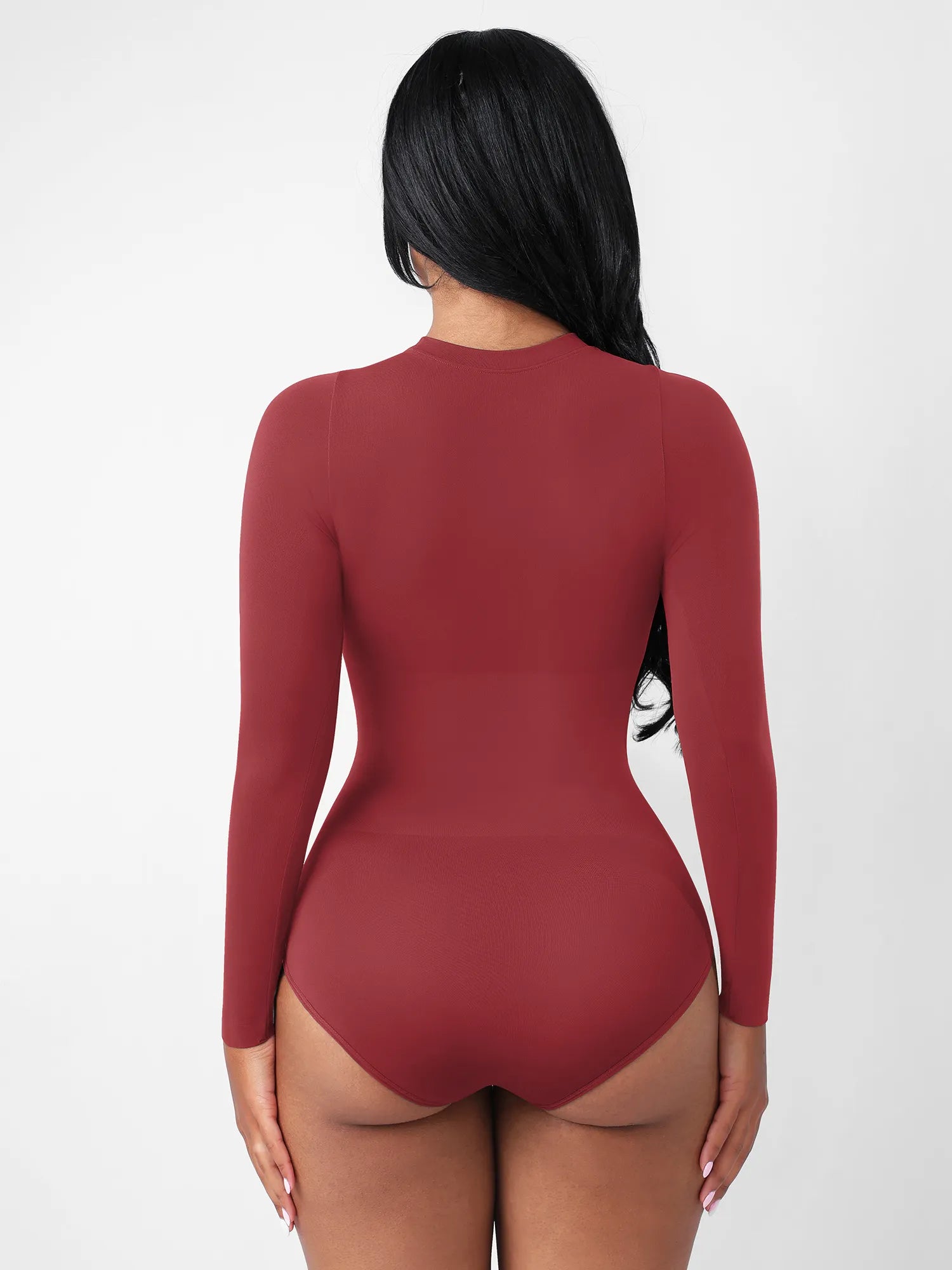 Feelingirl Seamless Ultra-Soft Crew Neck Bodysuit