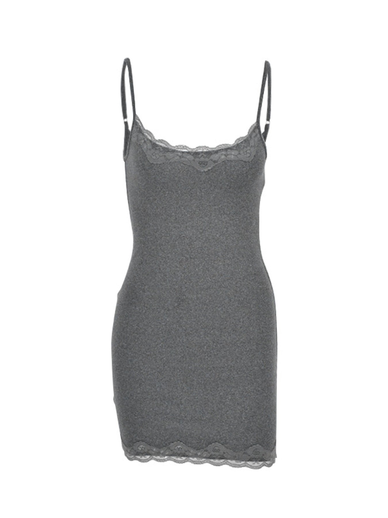 Lace Trim Bodycon Mini Dress