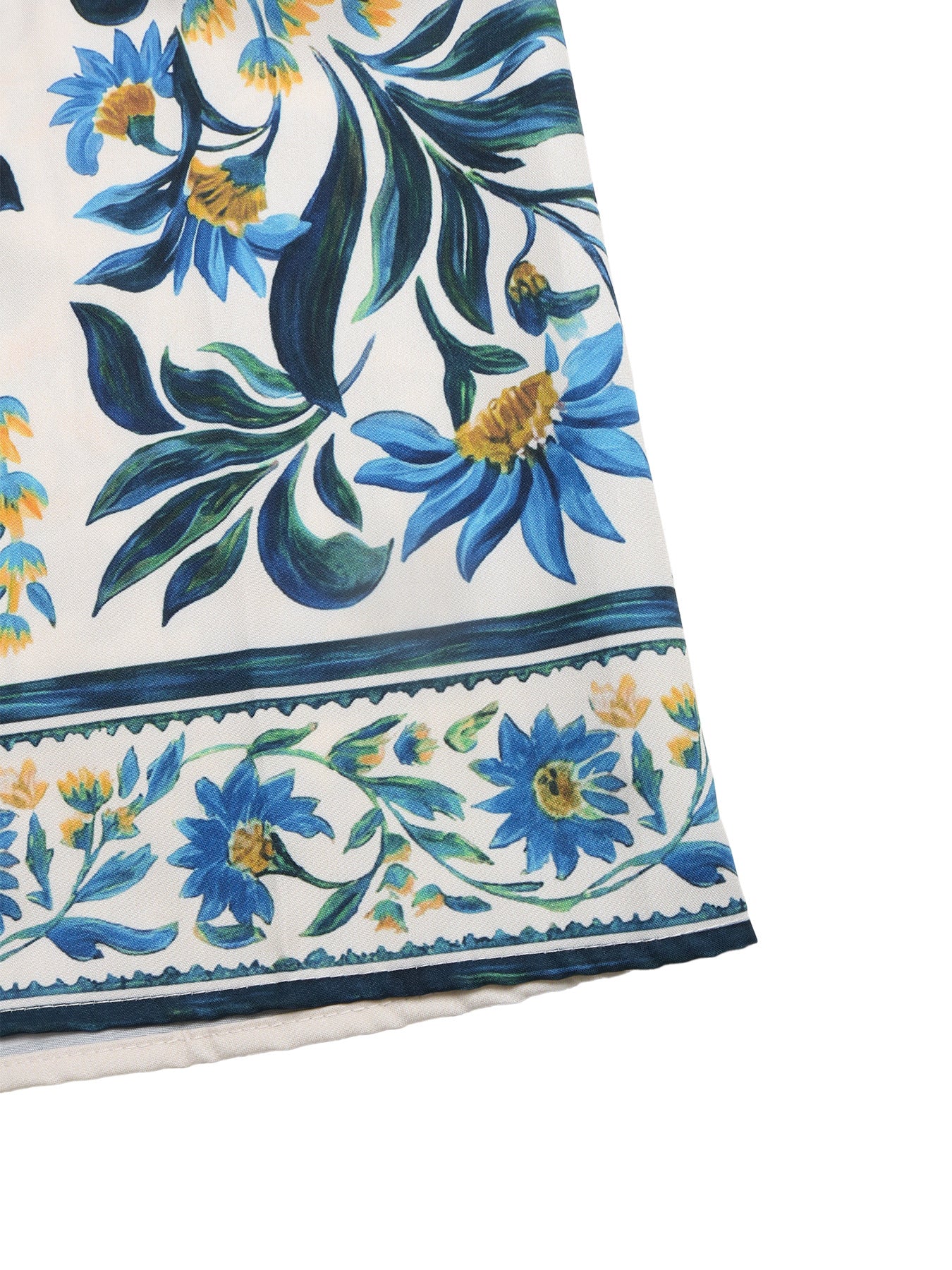 Floral Print Sweetheart Neck Maxi Dress