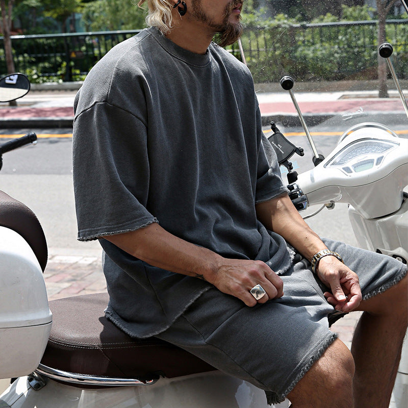 🏃‍♂️ 50% OFF NOW! 🎽 Casual Solid Sleeveless Sports Set – Moisture-Wicking & Loose Fit ☀️🩳