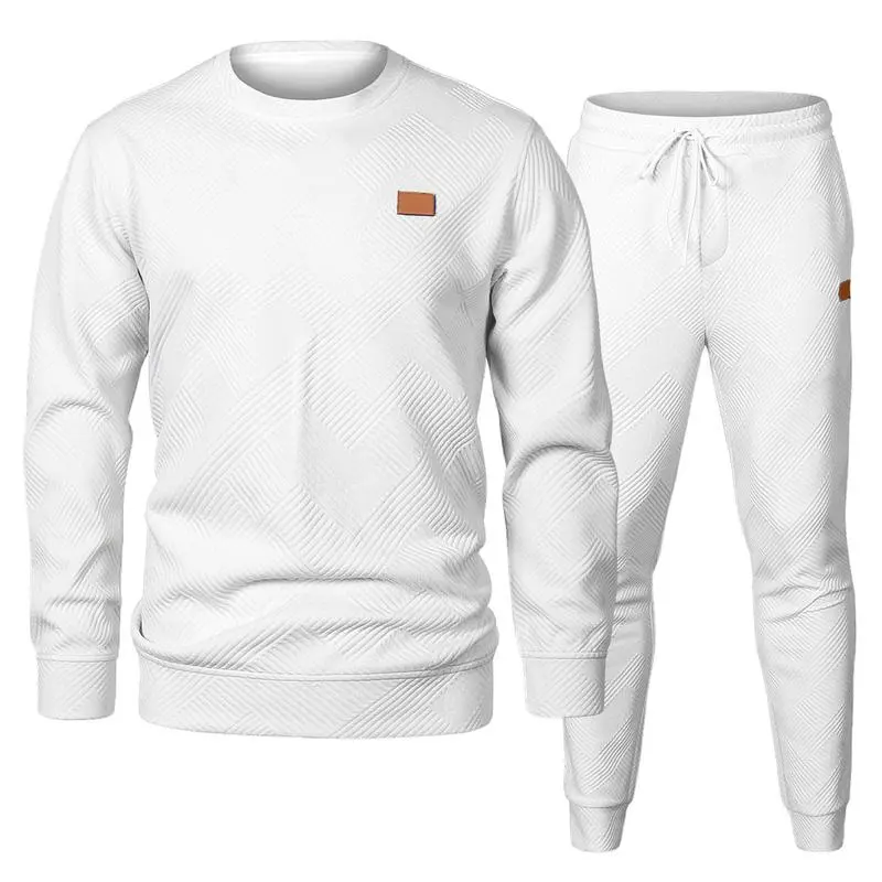 🔥Last Day Promotion 89% OFF🔥Men's casual fashion suit knitted sweatshirt and pants two-piece set