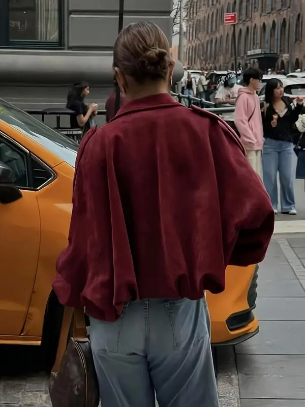 Casual Loose Fit Short Jacket