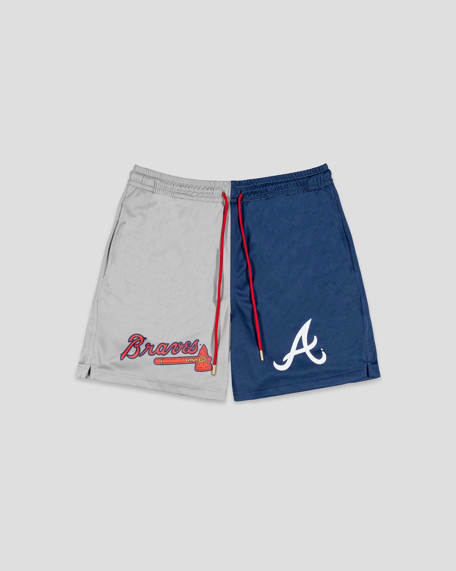 Home Away Diamond Air Youth Mesh Shorts - Atlanta Braves