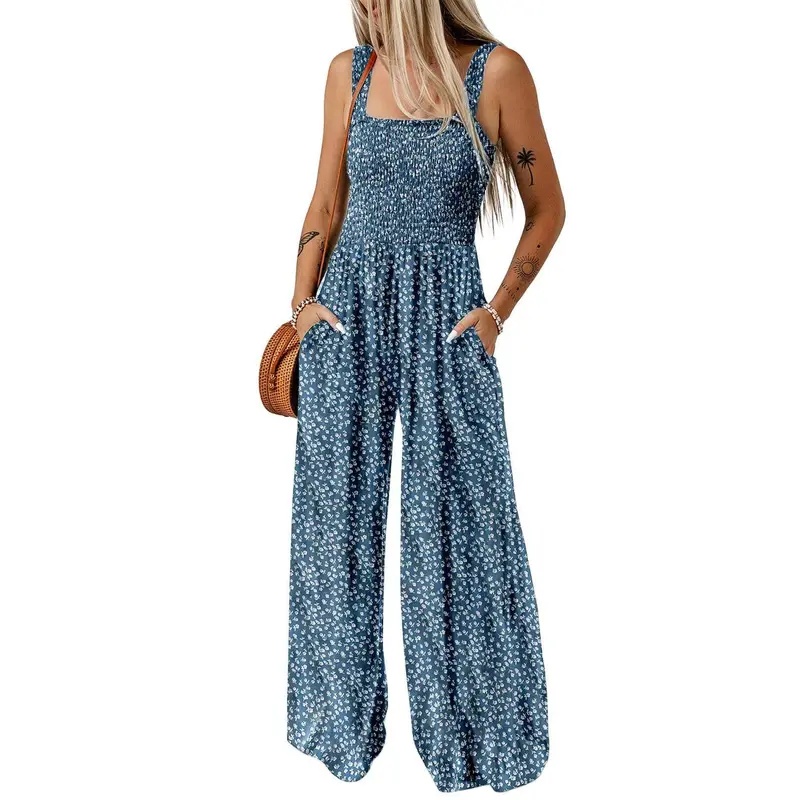 Women's Casual Loose Overalls Jumpsuits