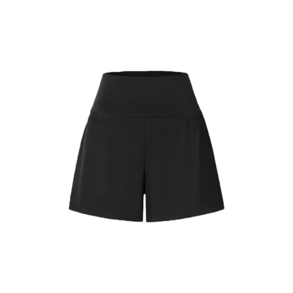 Super High Waisted Back Pocket & Side Hidden Pocket 2-in-1 Yoga Shorts