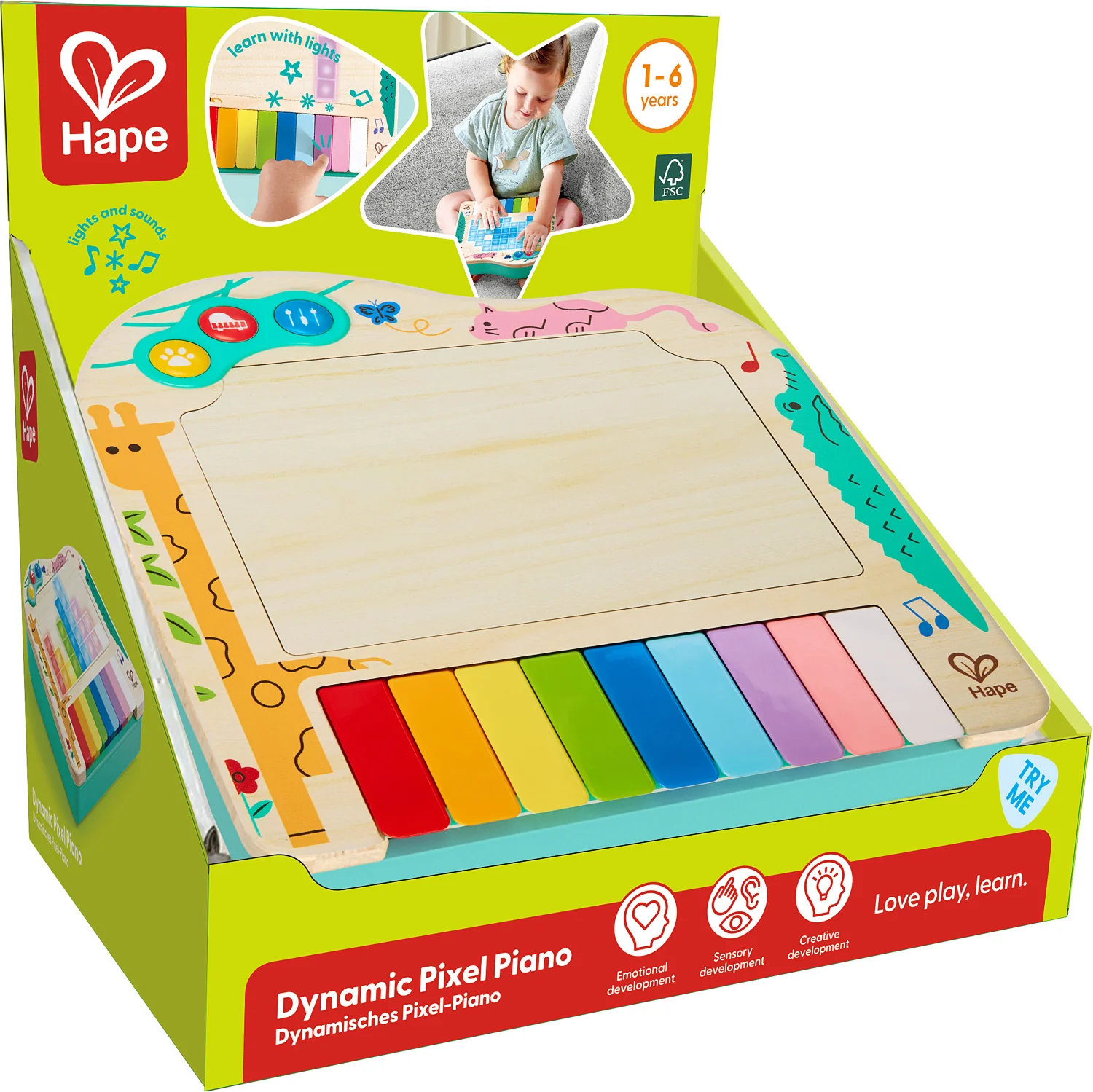This product is designed to support both play and early education.