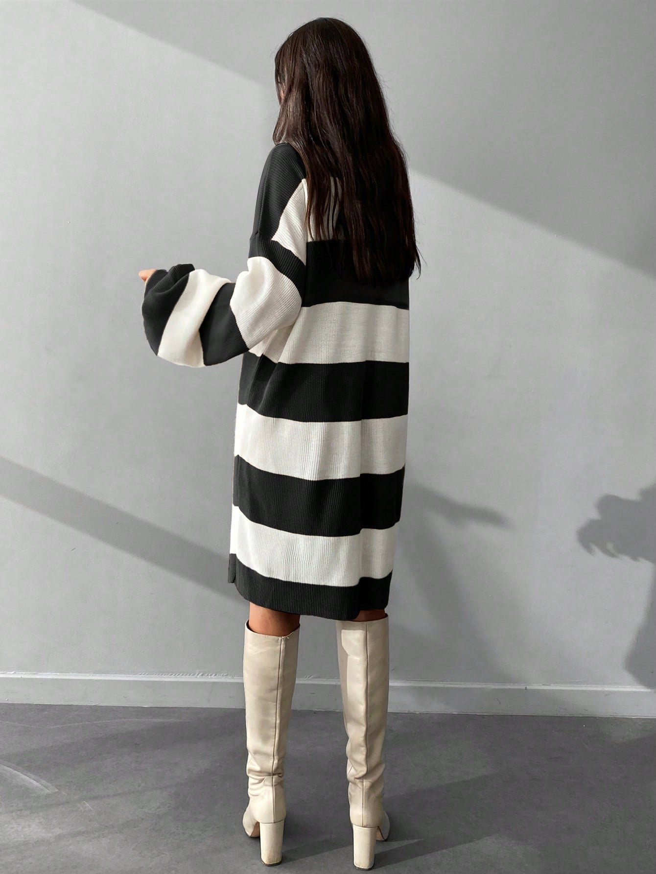 Striped Over-Sized Dress