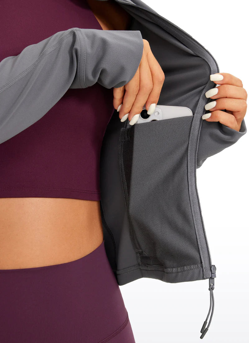 Butterluxe Waist Length Full Zip Jacket