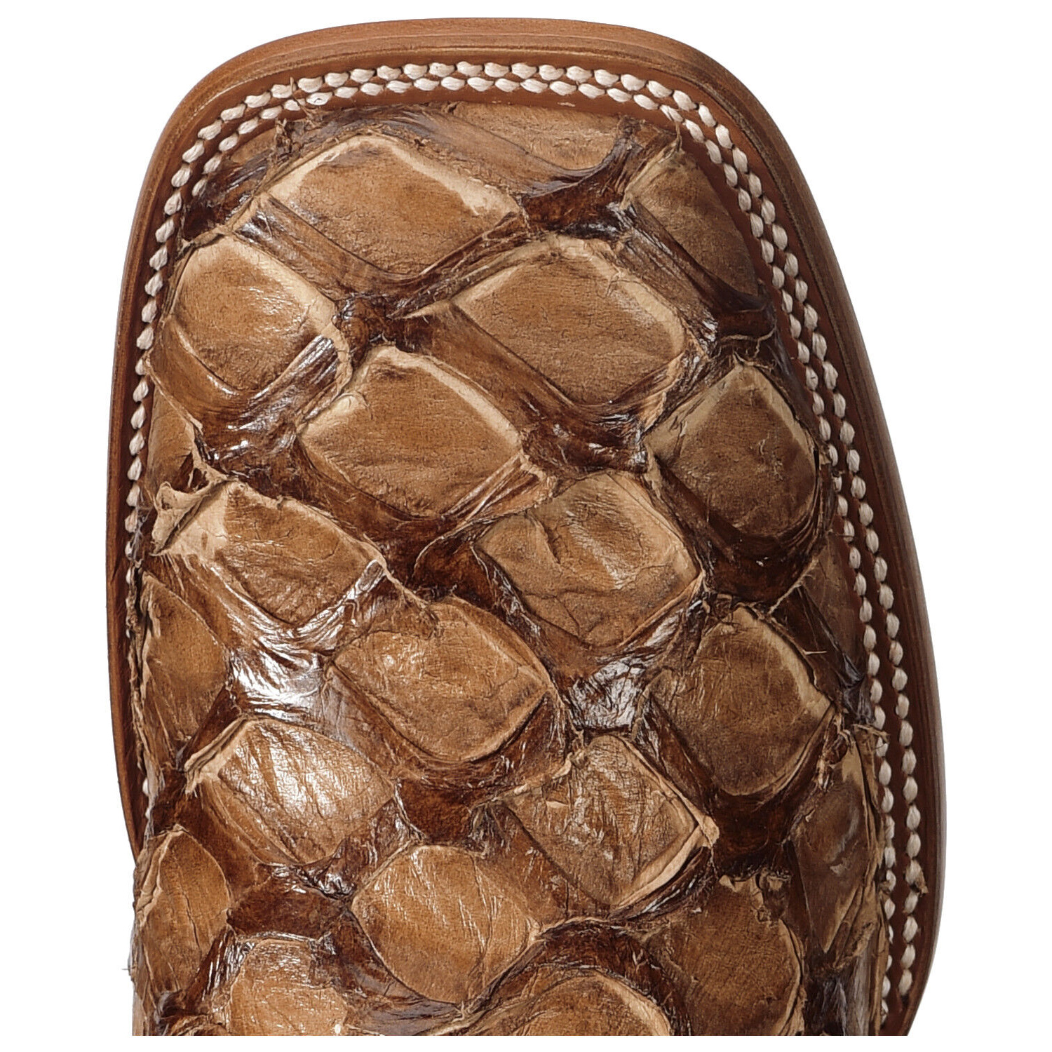 Men's Pirarucu Exotic Boots - Broad Square Toe