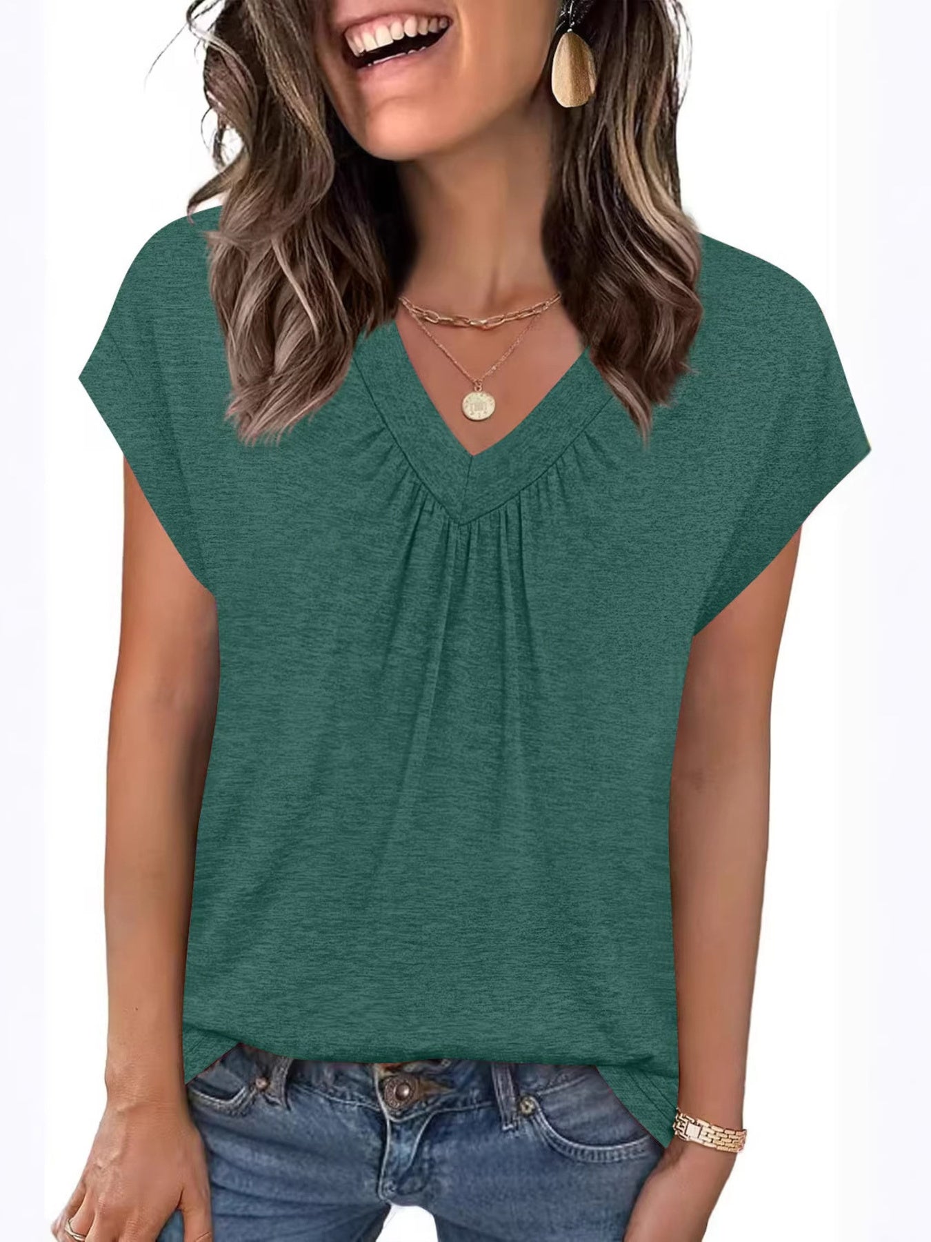 V-Neck Relaxed Fit T-Shirt